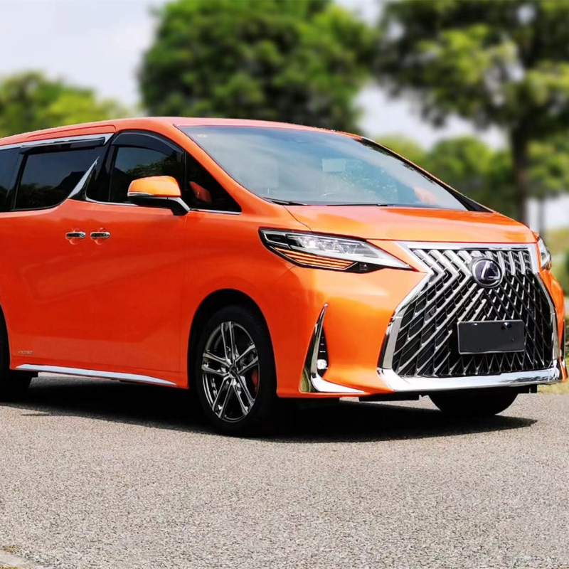Ravoony Plus Glossy Laser Orange Car Vinyl Wrap