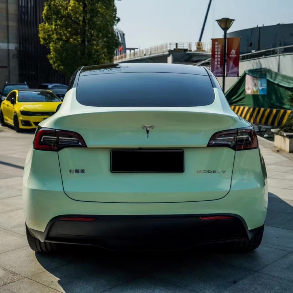 Ravoony Plus Gloss Avocado Green Car Vinyl Wrap