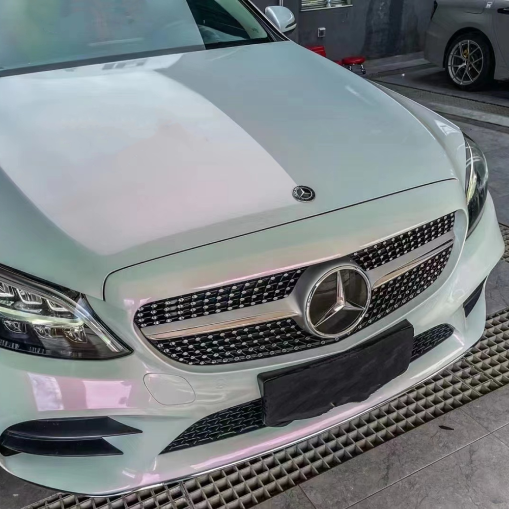  Ravoony Plus Glossy White to Pink Car Wrap