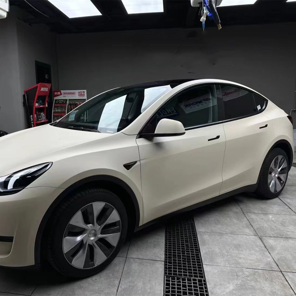 Ravoony Plus Ultimate Flat Khaki Milan Car Vinyl Wrap