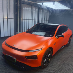 Ravoony Plus Pure Metal Orange Car Vinyl Wrap