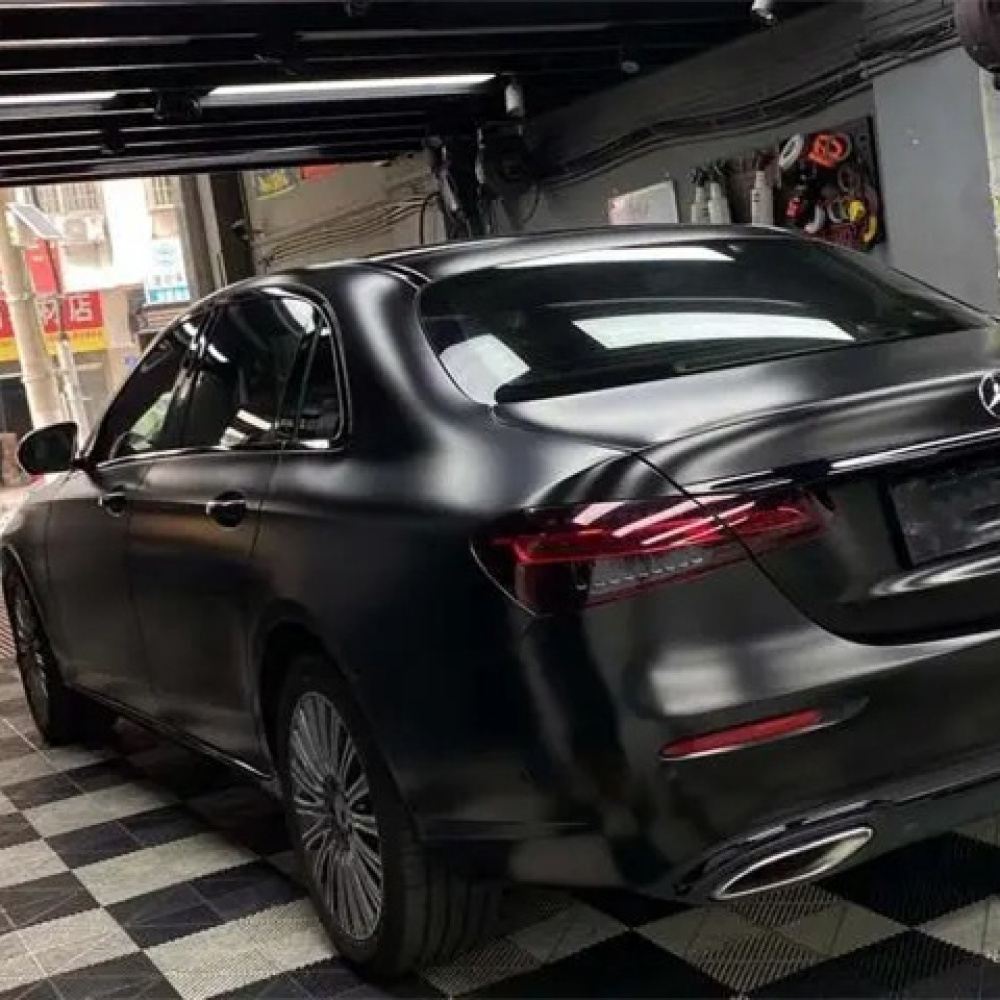 Ravoony Plus Pure Metal Black Car Vinyl Wrap