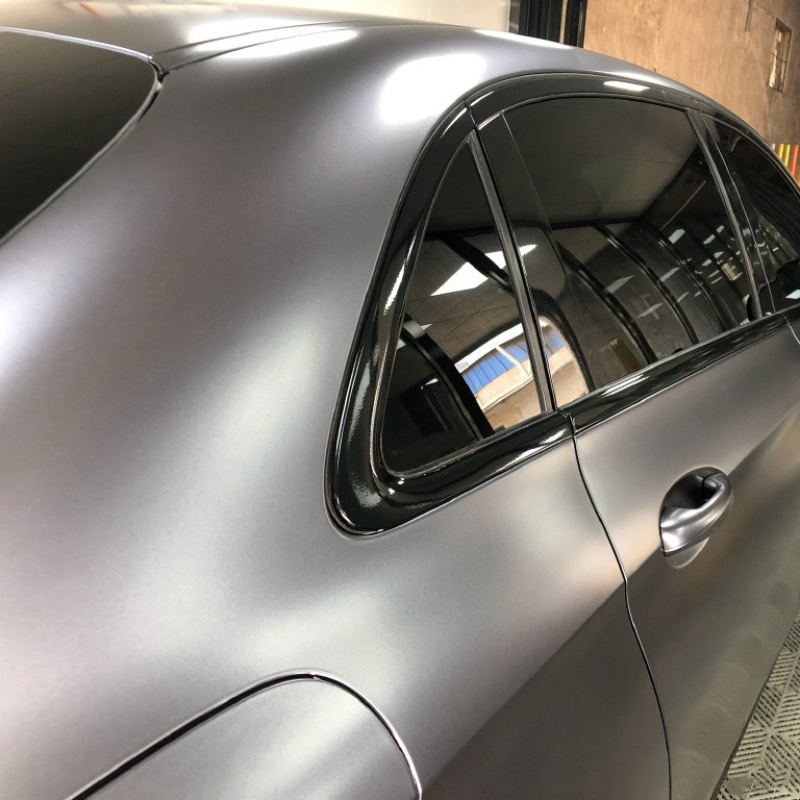 Ravoony Plus Pure Metal Dark Grey Car Vinyl Wrap