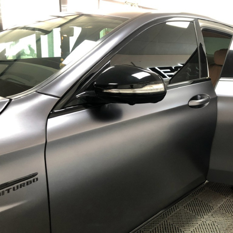 Ravoony Plus Pure Metal Dark Grey Car Vinyl Wrap