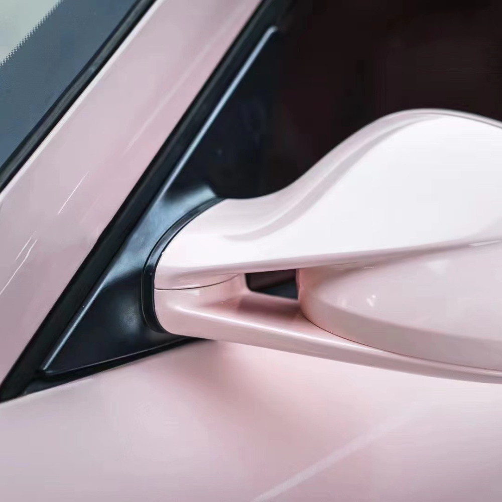 Ravoony Plus PET Glossy Baby Pink Car Vinyl Wrap