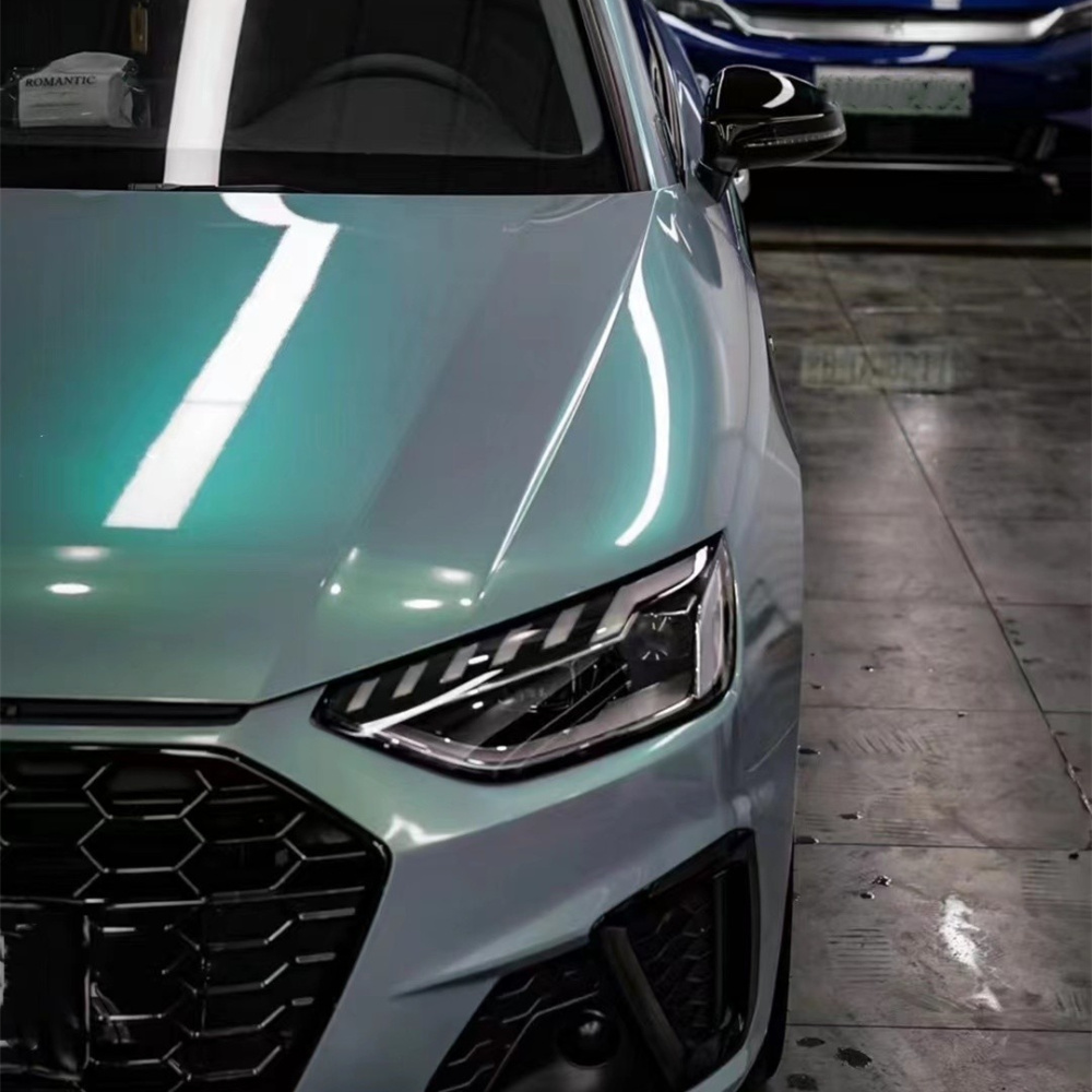 Ravoony Plus Twin Candy Grey Green Color Fliper Car Wrap
