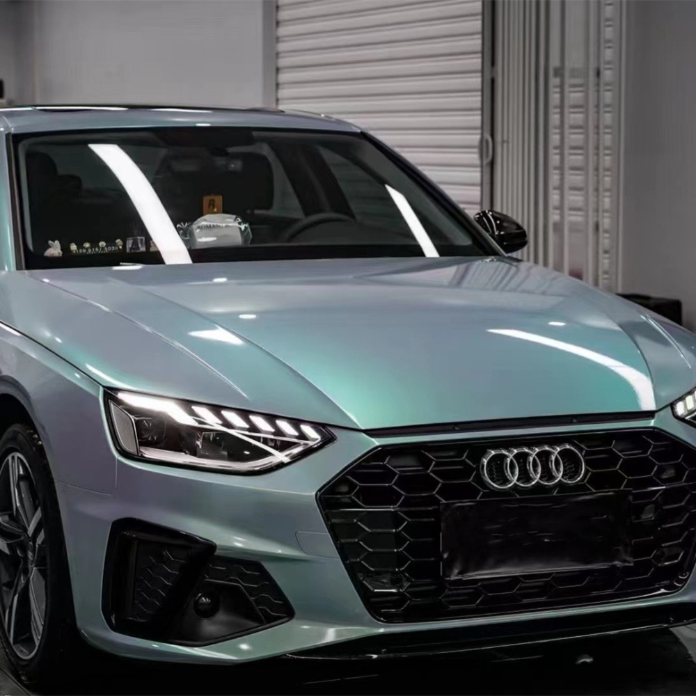 Ravoony Plus Twin Candy Grey Green Color Fliper Car Wrap