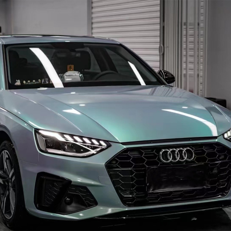 Ravoony Plus Twin Candy Grey Green Color Fliper Car Wrap