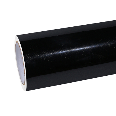 Ravoony Plus Gloss Metallic Black Car Vinyl Wrap 01