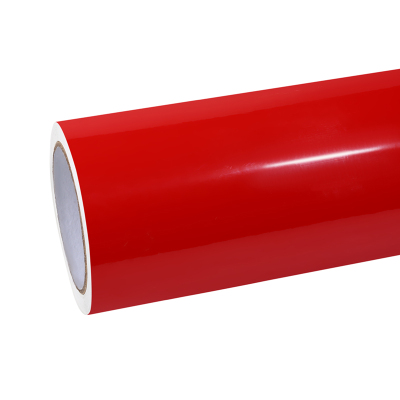 Ravoony Plus Glossy Crystal Ferrari Red Vinyl Car Wrap 01