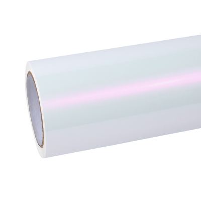  Ravoony Plus Glossy White to Pink Car Wrap 01