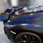 Ravoony Plus Glossy Laser Black Car Vinyl Wrap