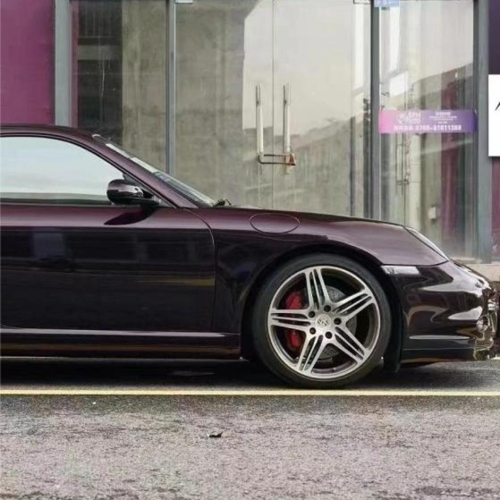 Ravoony Plus Ghost Midnight Red Vinyl Car Wrap