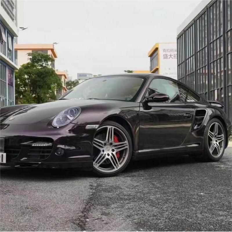 Ravoony Plus Ghost Midnight Red Vinyl Car Wrap