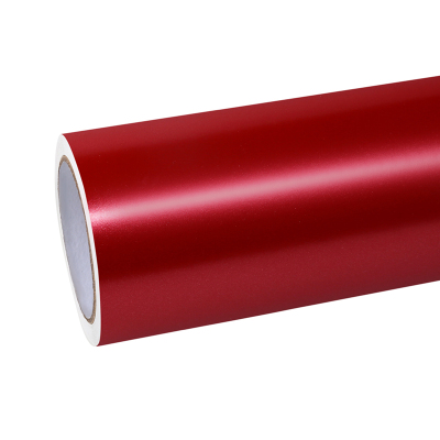 Ravoony Plus Matte Red Metallic Car Vinyl Wrap 01