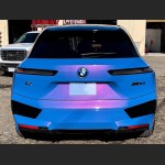 Ravoony Plus Glossy Diamond Blue Red Car Wrap