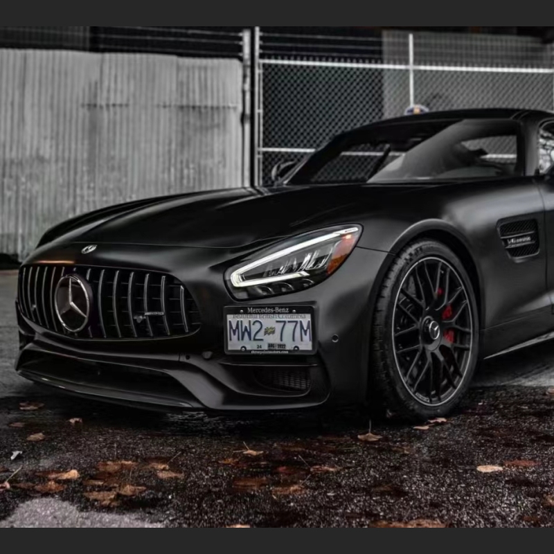 Ravoony Plus Matte Black Car Vinyl Wrap