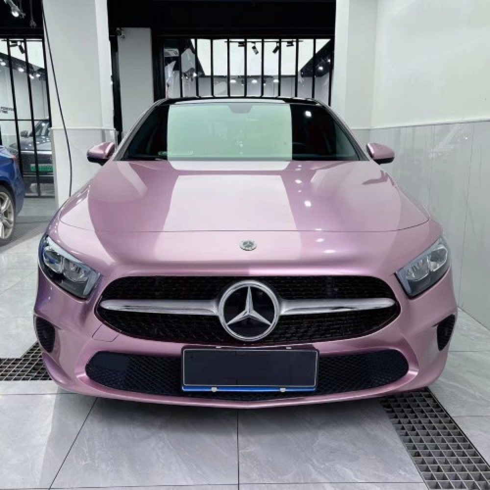 Ravoony Plus Bentley Gloss Passion Pink Vinyl Car Wrap