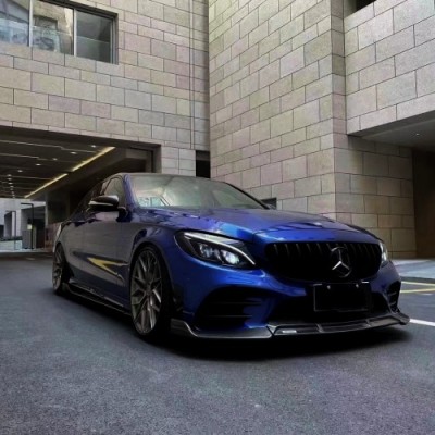 Ravoony Plus Porsche Gloss Gentian Blue Vinyl Car Wrap 02