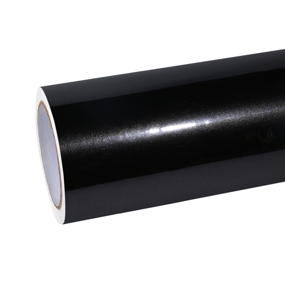 Ravoony Basic Glossy Metal Paint Black Car Wrap