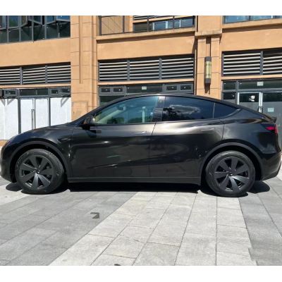  Ravoony Plus Glossy Metal Paint Black Car Wrap 02