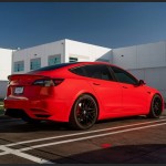 Ravoony Plus Porsche Gloss Carmine Red Vinyl Car Wrap Mazda Wrap