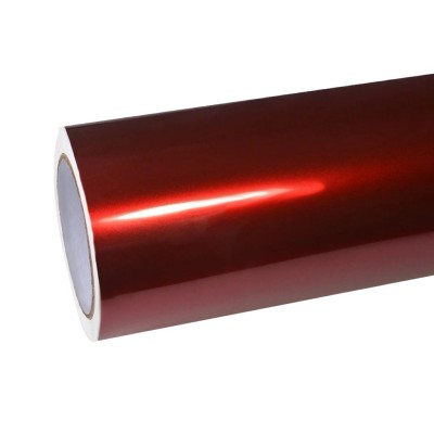 Ravoony Plus Tesla Gloss Midnight Cherry Red Vinyl Car Wrap 01