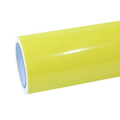 Ravoony Plus BMW Gloss Satin Neon Yellow Car Vinyl Wrap 01