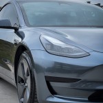 Ravoony Plus Mercedes Benz Gloss Selenite Grey Car Vinyl Wrap