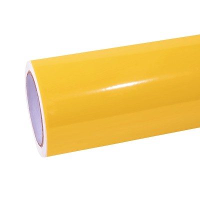 Ravoony Basic High Glossy Racing Yellow Vinyl Wrap 01