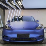 Ravoony Plus Ultra Matte Blueberry Dark Blue Vinyl Wrap