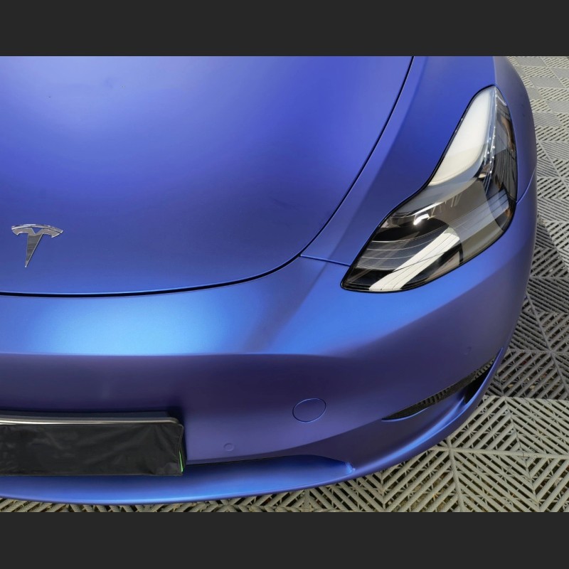 Ravoony Plus Ultra Matte Blueberry Dark Blue Vinyl Wrap