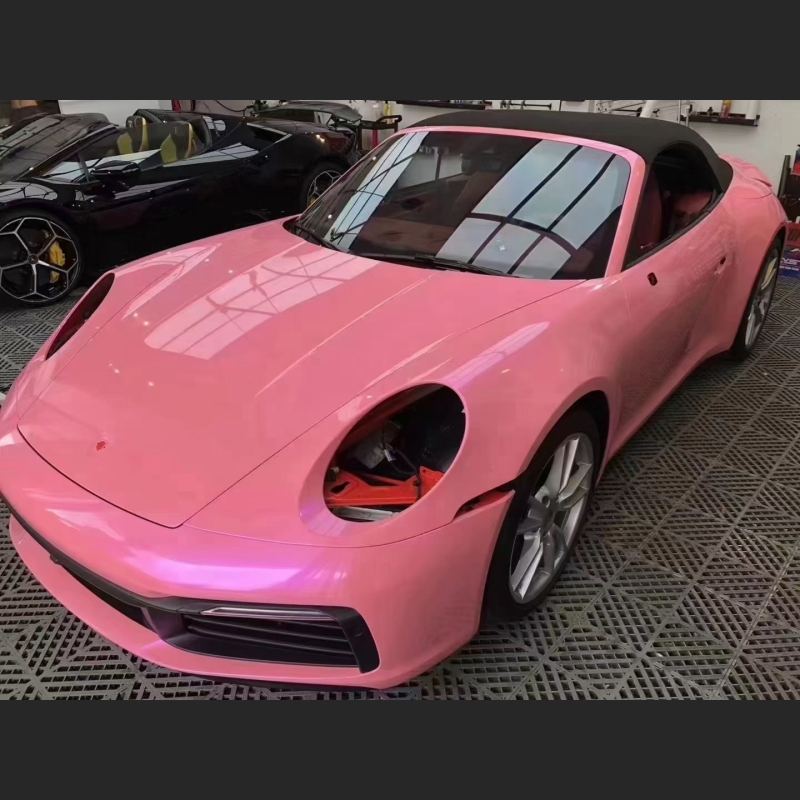 Ravoony Plus Twin Candy Purple Pink Color Fliper Car Wrap