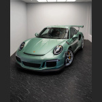 Ravoony Plus Ferrari Gloss Verde Francesca Green Vinyl Car Wrap