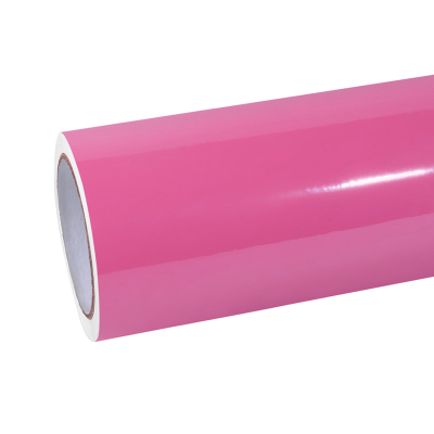 Ravoony Basic Glossy Princess Pink Vinyl Car Wrap  01