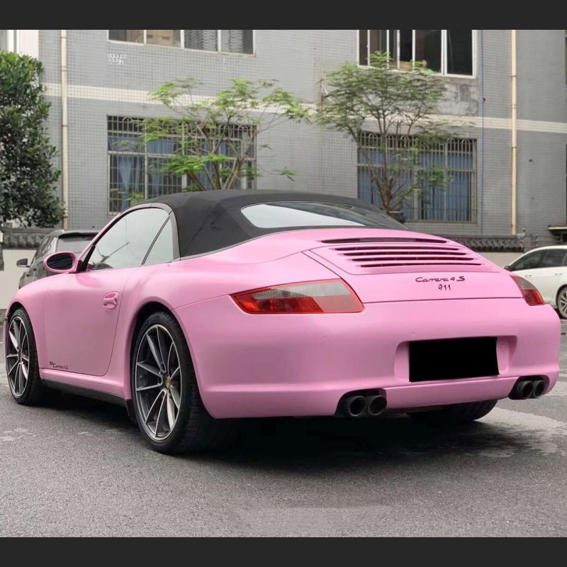 Ravoony Plus Matte Ceramic Barbie Pink Vinyl Car Wrap