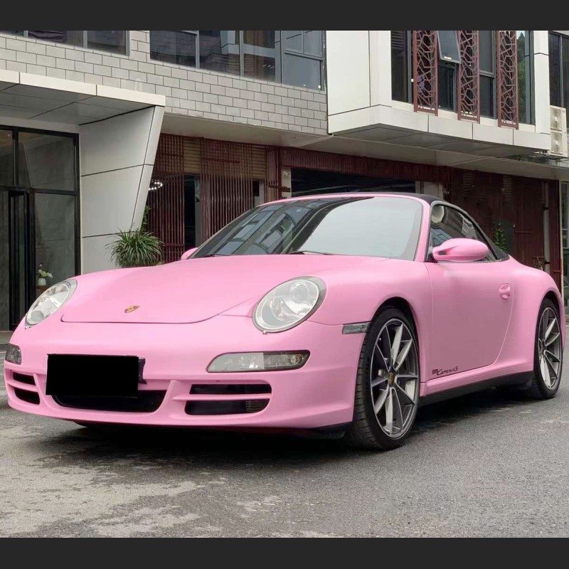 Ravoony Plus Matte Ceramic Barbie Pink Vinyl Car Wrap
