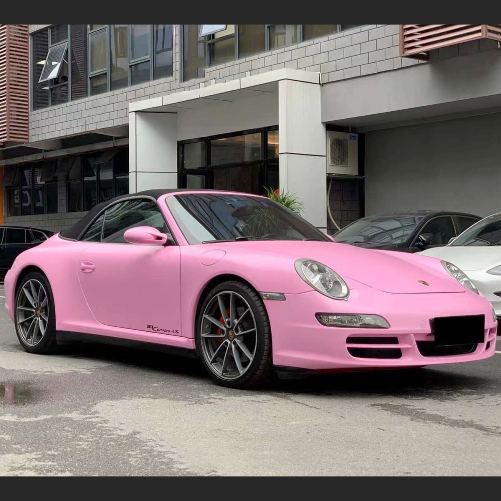 Ravoony Plus Matte Ceramic Barbie Pink Vinyl Car Wrap