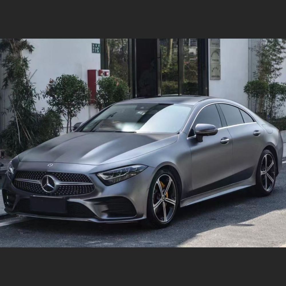 Ravoony Plus Matte AMG Grey Car Vinyl Wrap