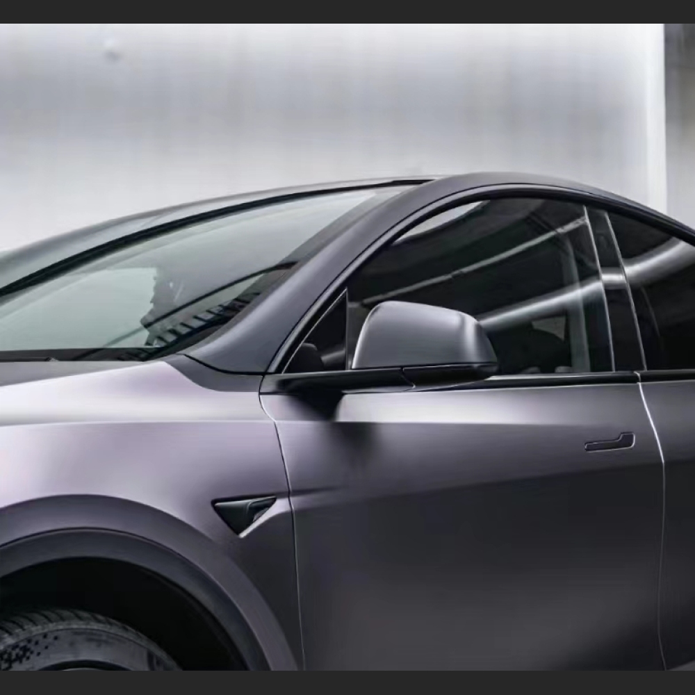 Ravoony Plus NIO Matte Capri Purple Grey Car Vinyl Wrap