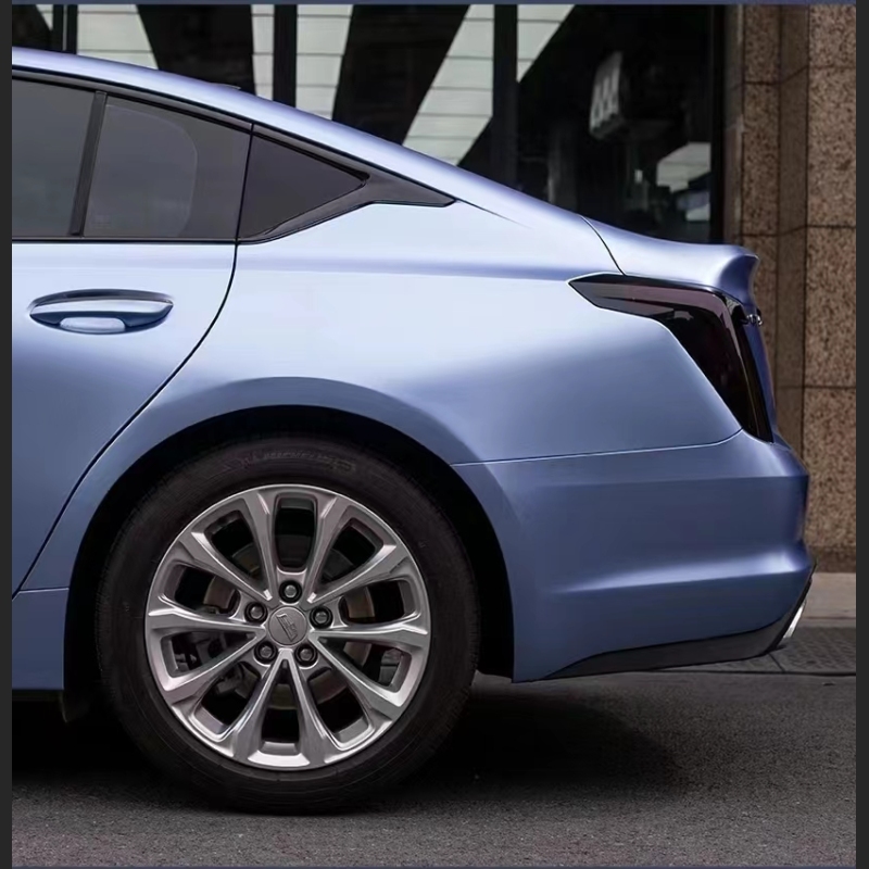 Ravoony Plus Pure Metal Mist Blue Car Vinyl Wrap