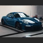 Ravoony Plus Glossy Porsche Deep Blue Car Vinyl Wrap