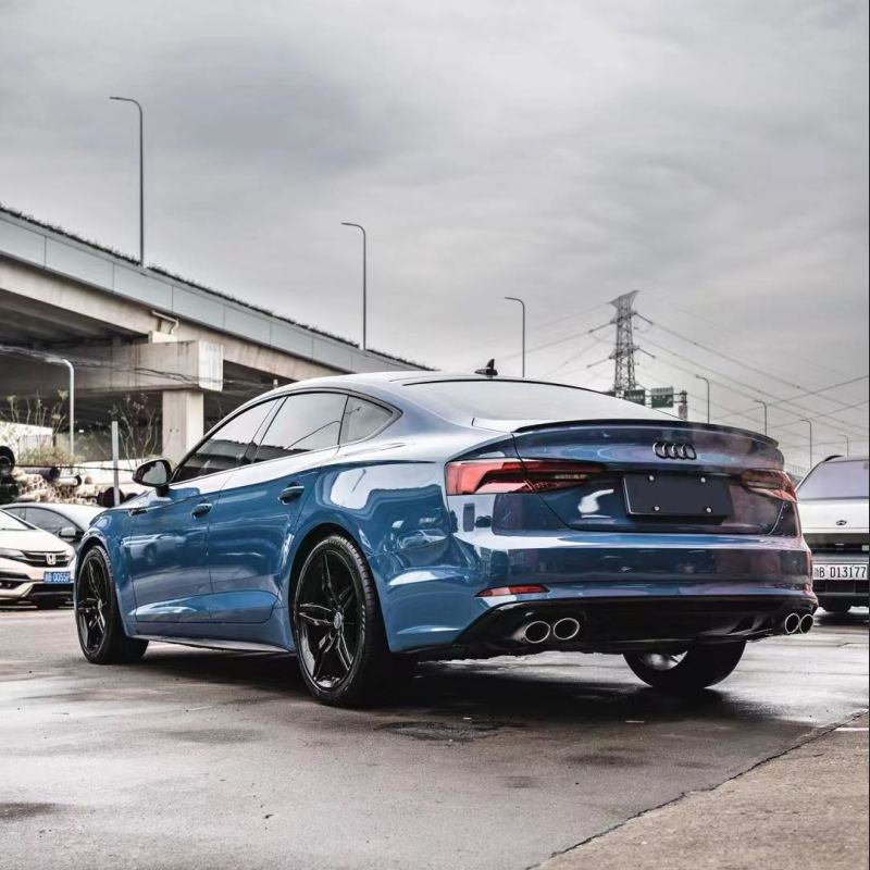 Ravoony Plus Porsche Gloss Neptune Blue Vinyl Car Wrap