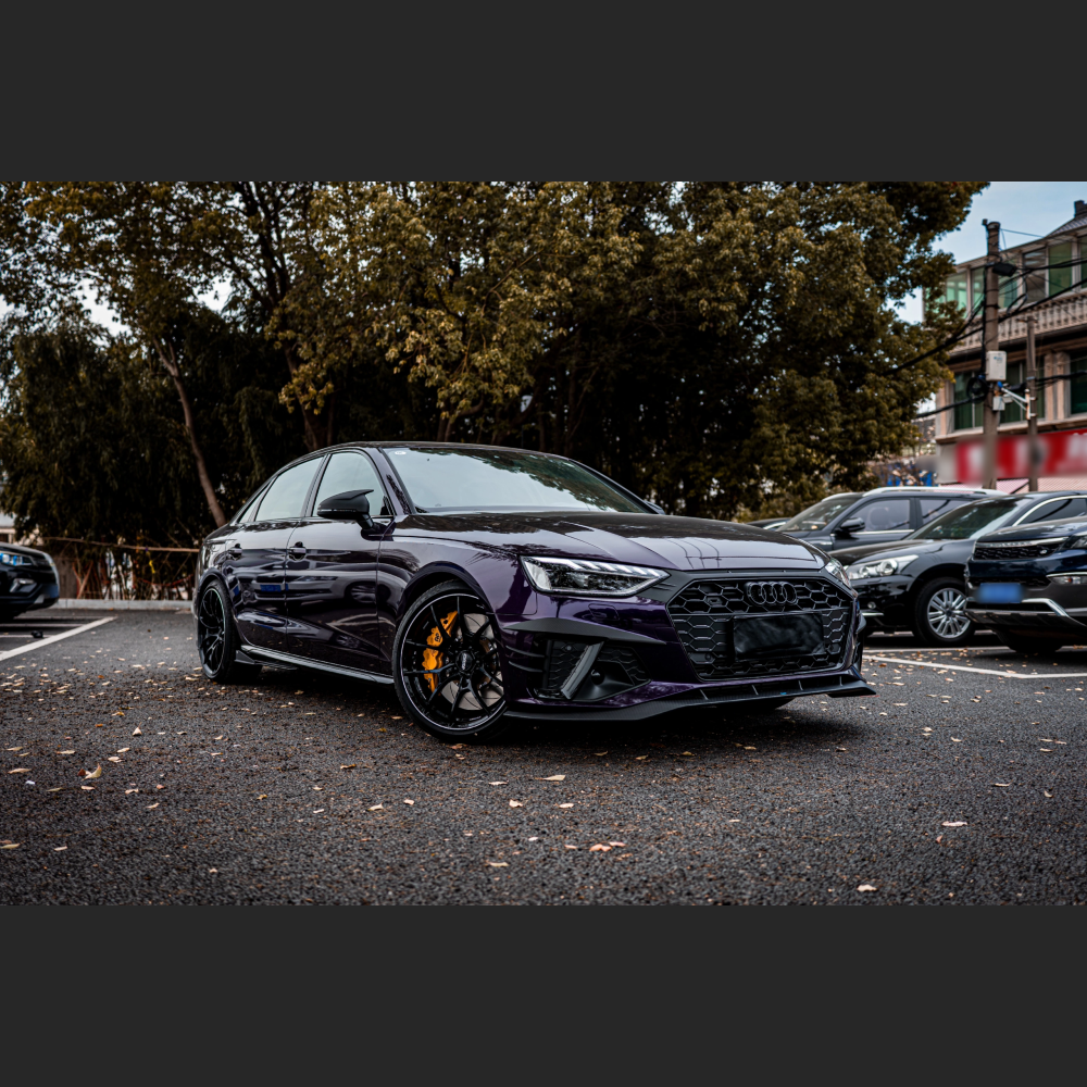 Ravoony Plus Audi Gloss Velvet Purple Car Vinyl Wrap