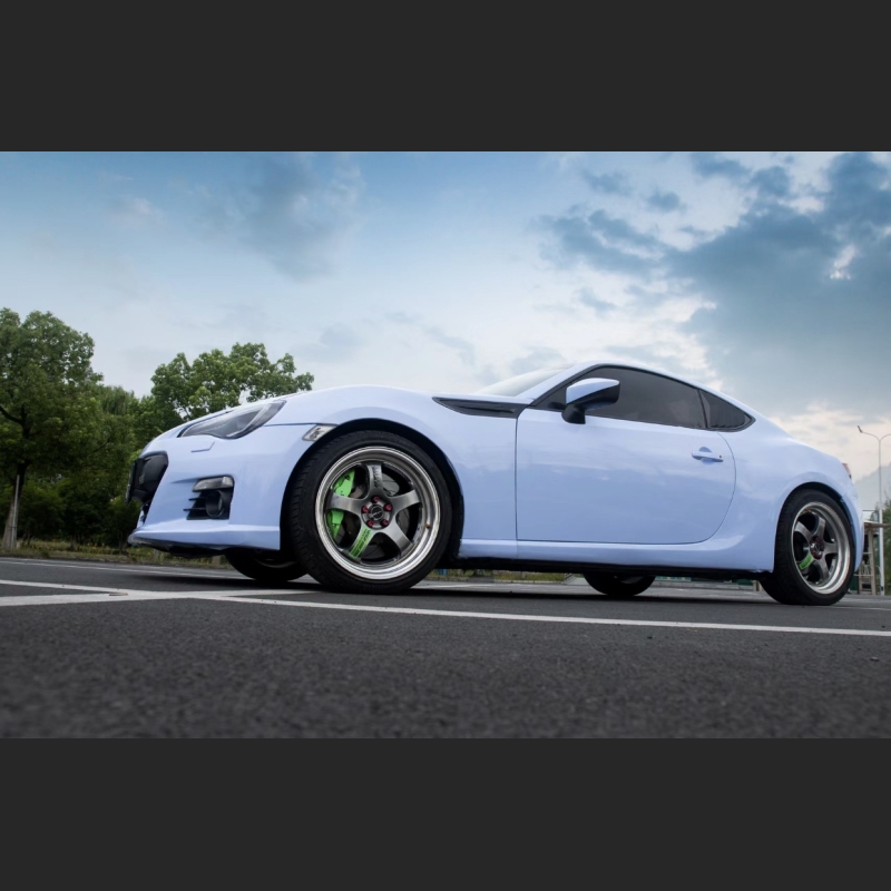 Ravoony Plus Glossy Baby Blue Car Wrap Subaru Vinyl Wrap