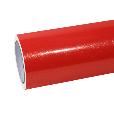 Ravoony Plus Gloss Red Glitter Car Wrap 01