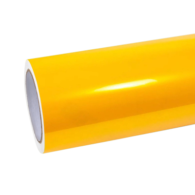 Ravoony Basic Glossy Metallic Yellow Car Wrap 01