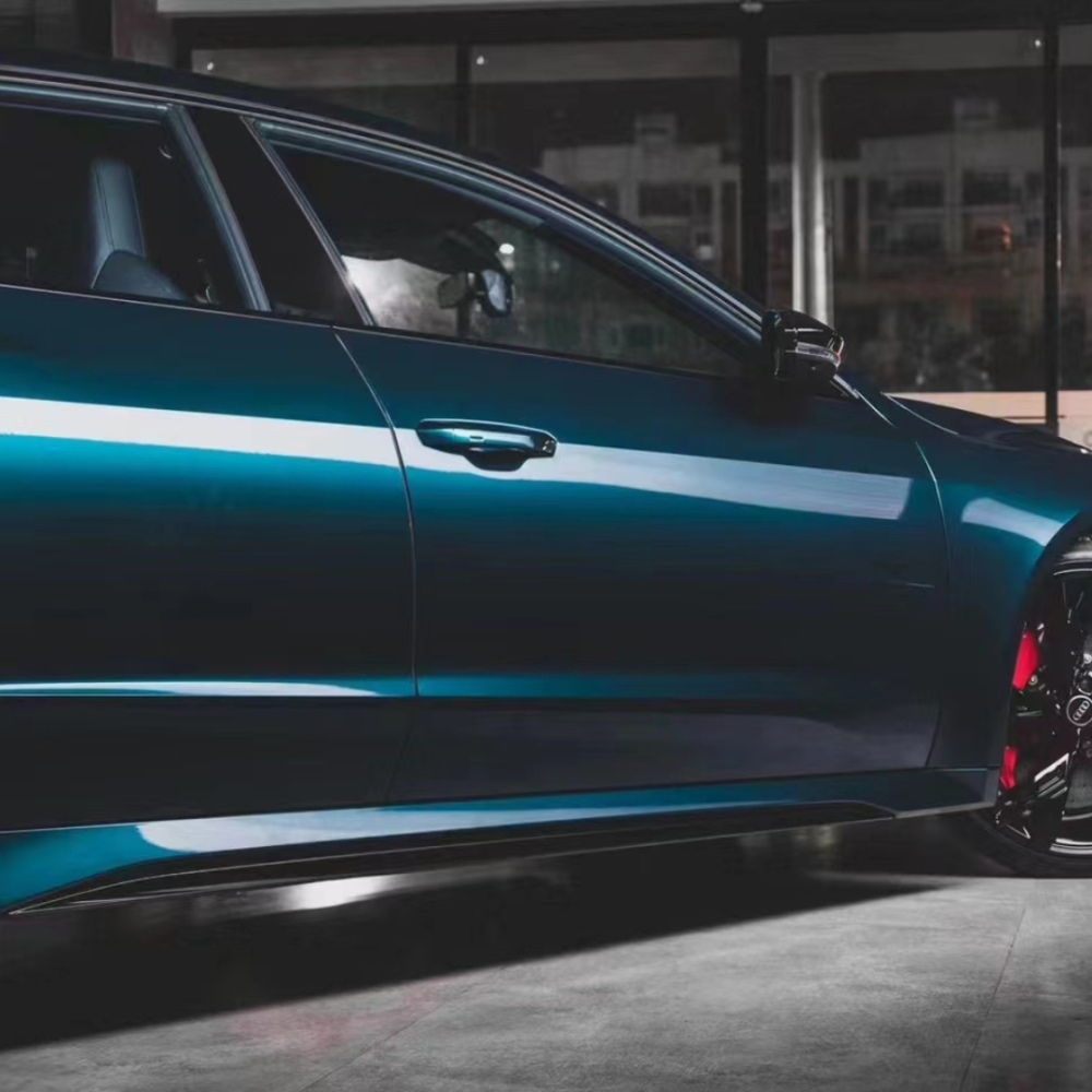 Ravoony Plus Gloss Metallic Midnight Green Car Wrap