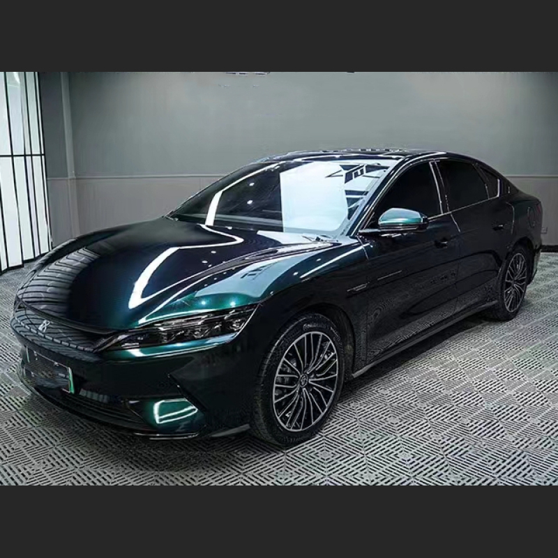 Ravoony Plus PET Gloss Qianshan Green Car Vinyl Wrap