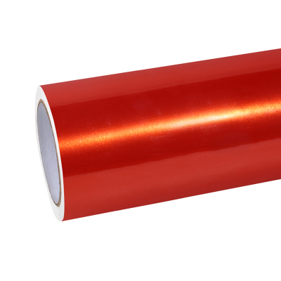 Ravoony Basic Glossy Metal Paint Orange Car Wrap 01